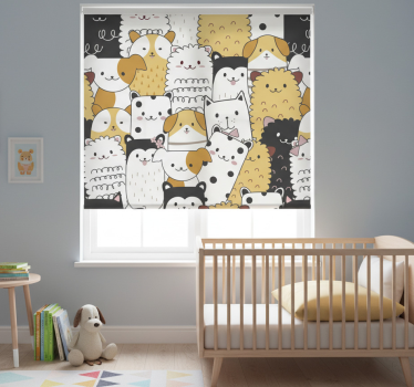 Childrens blind with adorable puppy design - TenStickers