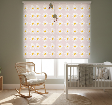 Childrens blind with boho style floral design - TenStickers