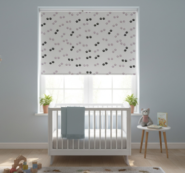 Childrens blind with cat paw prints - TenStickers
