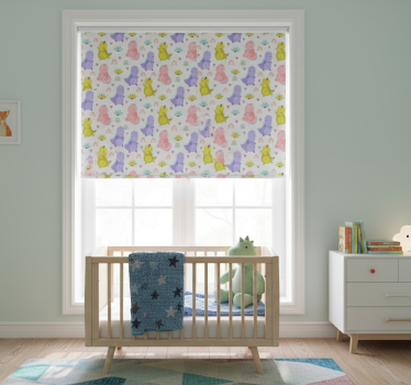 Childrens blind with colorful dinosaur pattern - TenStickers