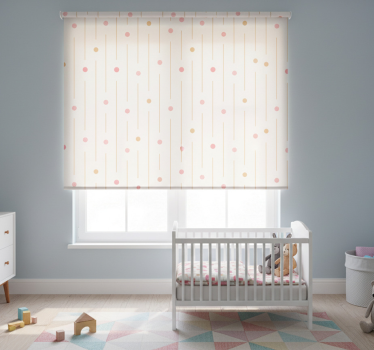 Childrens blind with colorful dotted lines - TenStickers