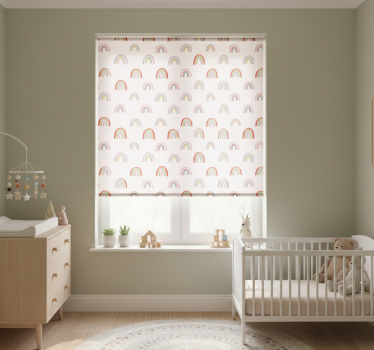 Childrens blind with colorful rainbow patterns - TenStickers
