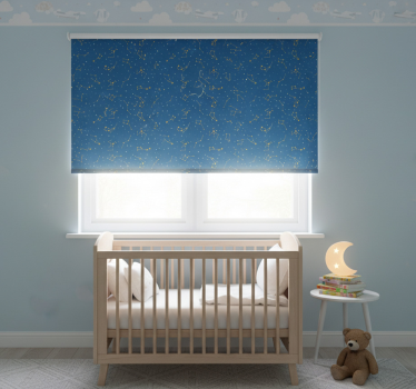 Childrens blind with constellations in the sky - TenStickers