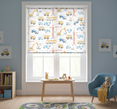 Childrens blind with construction designs - TenStickers