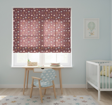Childrens blind crowns and rainbows design - TenStickers