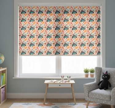 Childrens blind with cute halloween witch magic design - TenStickers