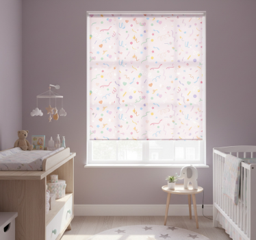 Childrens blind with cute pastel confetti pattern - TenStickers