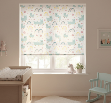 Childrens blind with funny sheep unicorns pattern - TenStickers