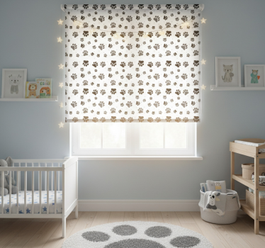 Childrens blind with pet paw pattern design - TenStickers