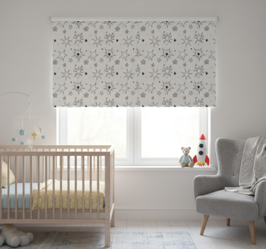 Childrens blind with stars silhouetted pattern - TenStickers