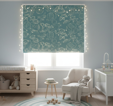 Childrens blind with whimsical playtime designs - TenStickers