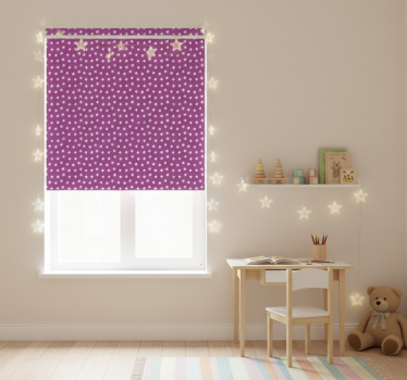 Childrens blind with white stars for kids - TenStickers
