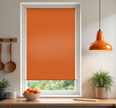 Citrus orange kitchen blind - TenStickers