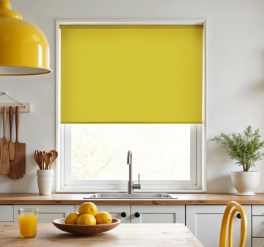Citrus yellow kitchen blind - TenStickers