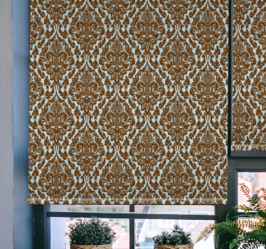 Damask pattern classic blind - TenStickers