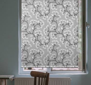 Classic style thin trees roller blind - TenStickers