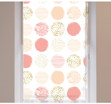 Pastel dot variety modern blind - TenStickers
