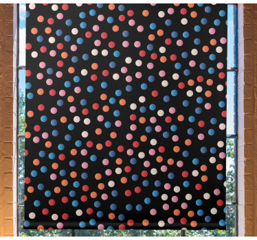 Colorful Polka Dots childrens blind - TenStickers
