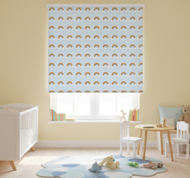 Colorful rainbow and clouds childrens blind - TenStickers