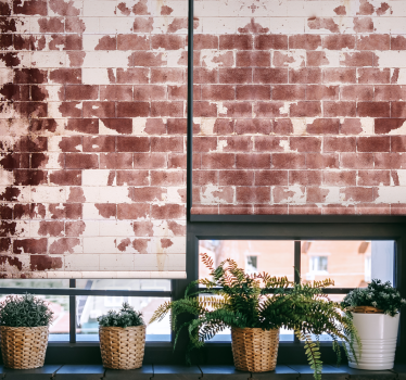 Country Brick Motif texture and pattern blind - TenStickers