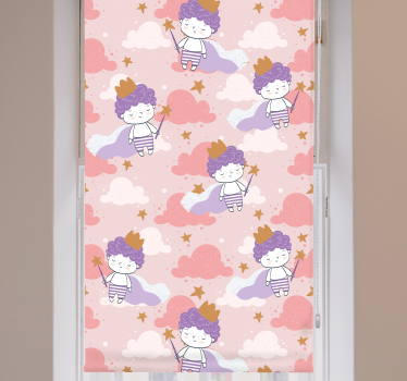Cuddly princesses and clouds childrens blind - TenStickers
