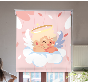 Cute Angelic Character funky roller blind - TenStickers
