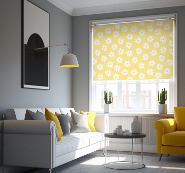 Daisy flowers for babies Modern roller blind - TenStickers