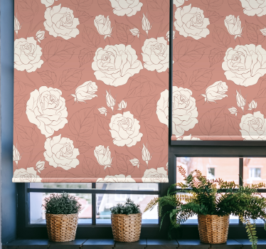 Delicate arrangement flower blind - TenStickers