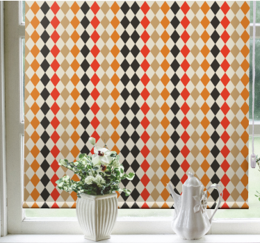 Diamond shape theme modern blind - TenStickers