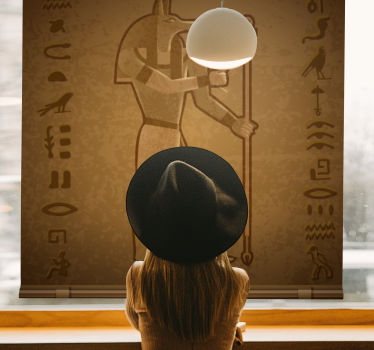 Egyptian Mythologie God 'Seth' Original blind - TenStickers
