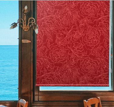 Elegant Floral Compositions flower blind - TenStickers