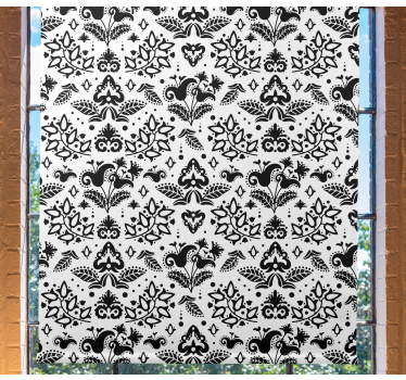 Elegant Floral Elements flower blind - TenStickers