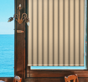 Beige vertical slats texture and pattern blind - TenStickers