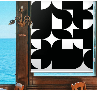Energetic Geometric Arrangements modern blind - TenStickers