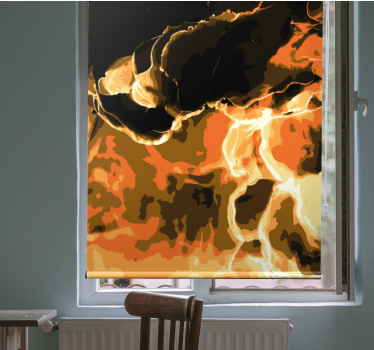 Fiery Swirls texture and pattern blind - TenStickers
