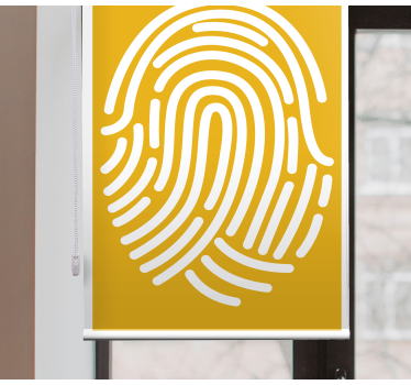 Fingerprint abstract art Blind art - TenStickers