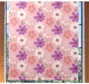 Flower blind flower design joy - TenStickers