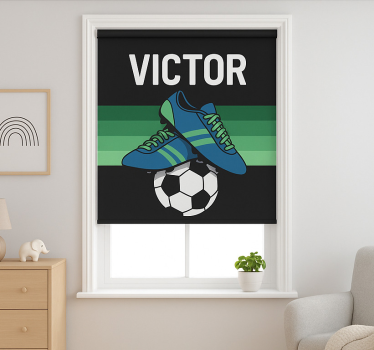 Football boots with name childrens blind - TenStickers