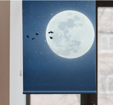 Full moon and sky Original blind - TenStickers