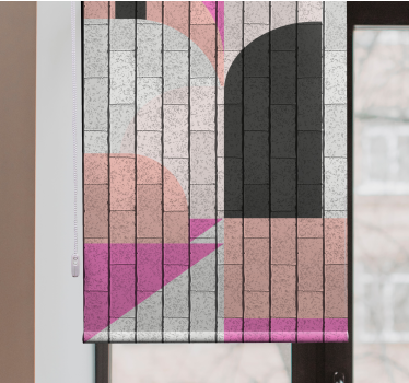 Geometric Architecture Pattern modern blind - TenStickers