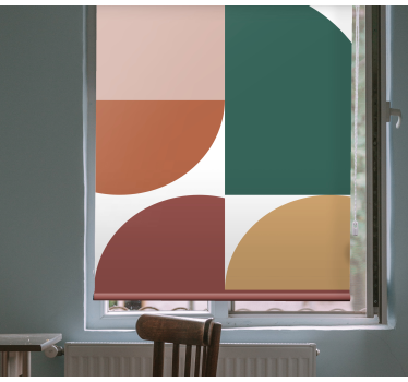 Geometric Circle Patterns modern blind - TenStickers