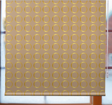 Geometric Circle Theme texture and pattern blind - TenStickers