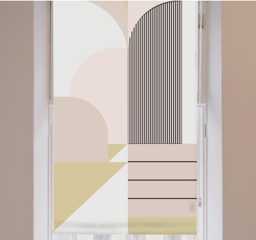 Geometric Curve Design modern blind - TenStickers