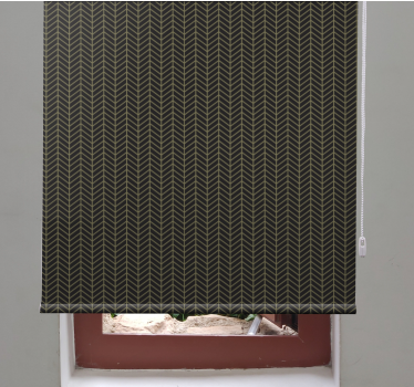 Geometric Leaf Motif texture and pattern blind - TenStickers
