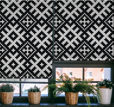 Geometric Pattern Craft modern blind - TenStickers