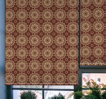 Geometric Patterned Shade texture and pattern blind - TenStickers