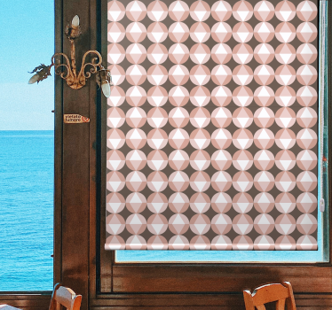 Geometric Shapes Configuration texture and pattern blind - TenStickers
