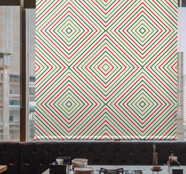 Geometric Styled Forms texture and pattern blind - TenStickers