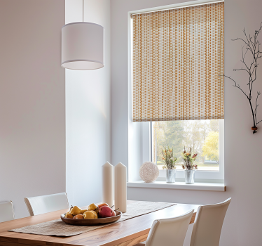 Geometric Weave texture and pattern blind - TenStickers
