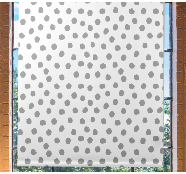 Grey polka dots texture and pattern blind - TenStickers